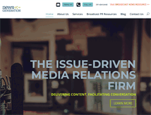 Tablet Screenshot of newsgeneration.com